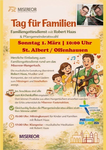 Familiengottesdienst rund um das Misereor-Hungertuch